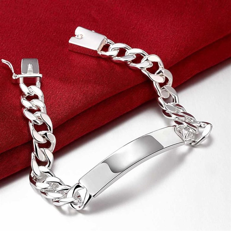 Wholesale Romantic Silver Cross Bracelet TGSPB129 3