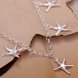 Wholesale Classic Silver Star Bracelet TGSPB136 2 small