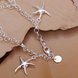 Wholesale Classic Silver Star Bracelet TGSPB136 3 small
