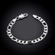 Wholesale Trendy Silver Round Bracelet TGSPB140 1 small