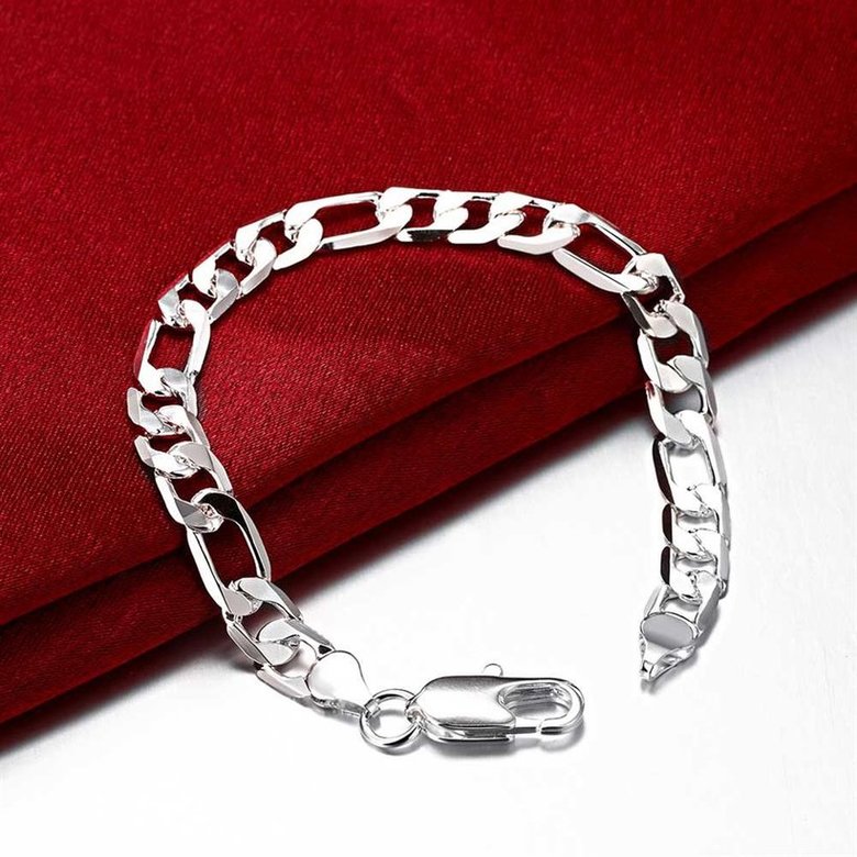Wholesale Trendy Silver Round Bracelet TGSPB140 2
