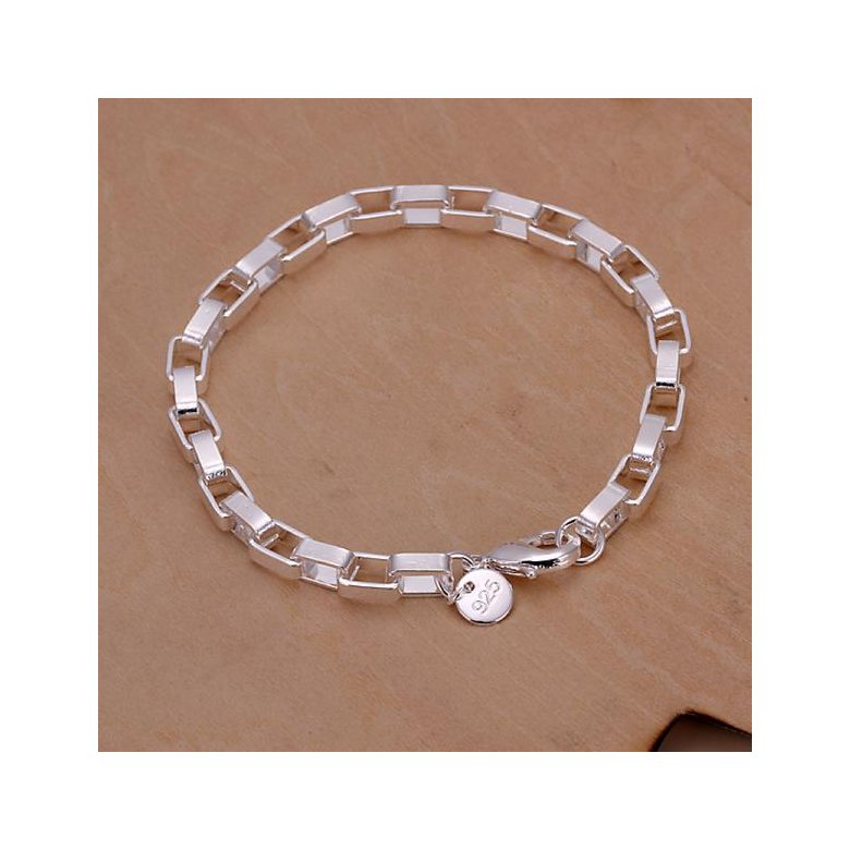 Wholesale Trendy Silver Round Bracelet TGSPB142 0