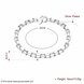 Wholesale Trendy Silver Round Bracelet TGSPB142 1 small