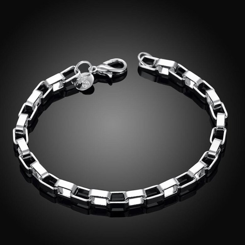 Wholesale Trendy Silver Round Bracelet TGSPB142 2