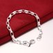 Wholesale Trendy Silver Round Bracelet TGSPB142 3 small