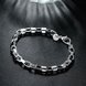 Wholesale Trendy Silver Round Bracelet TGSPB142 4 small