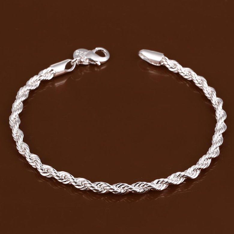 Wholesale Romantic Silver Round Bracelet TGSPB146 0