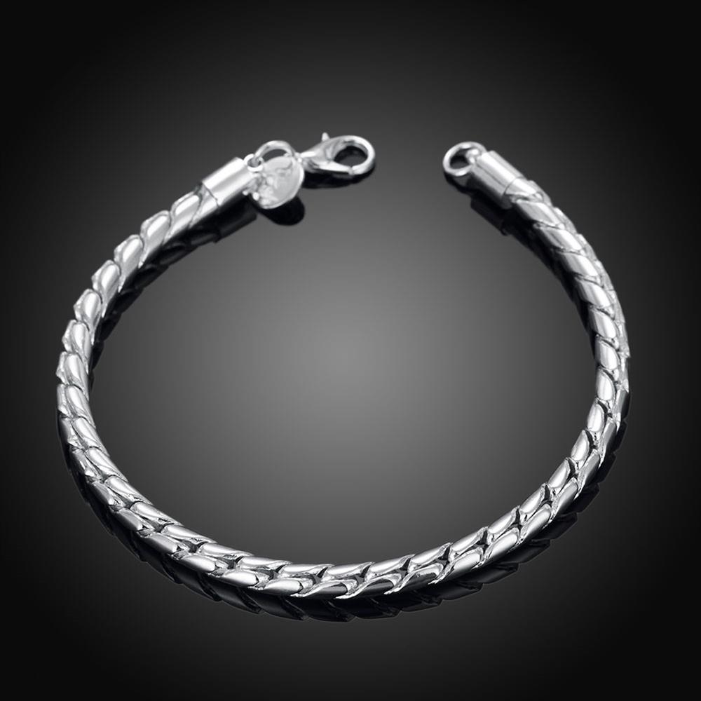 Wholesale Romantic Silver Round Bracelet TGSPB149 1