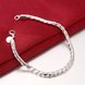 Wholesale Romantic Silver Round Bracelet TGSPB149 2 small