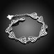 Wholesale Classic Silver Heart Bracelet TGSPB152 1 small