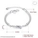 Wholesale Classic Silver Plant Bracelet TGSPB154 0 small