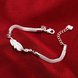 Wholesale Classic Silver Plant Bracelet TGSPB154 3 small