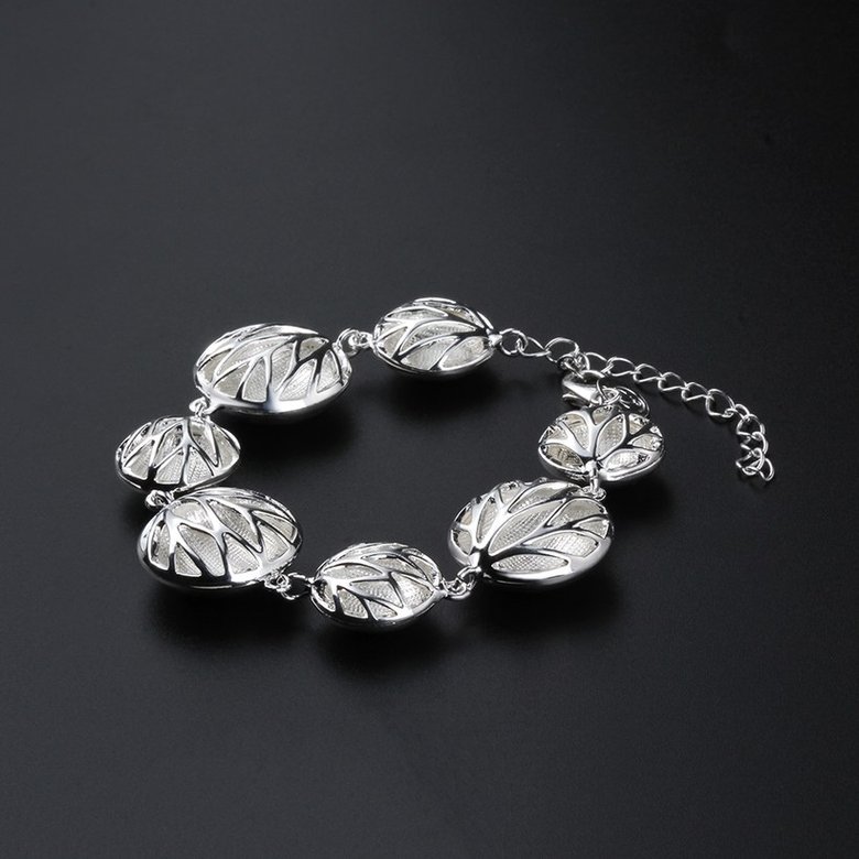 Wholesale Romantic Silver Round Bracelet TGSPB159 0
