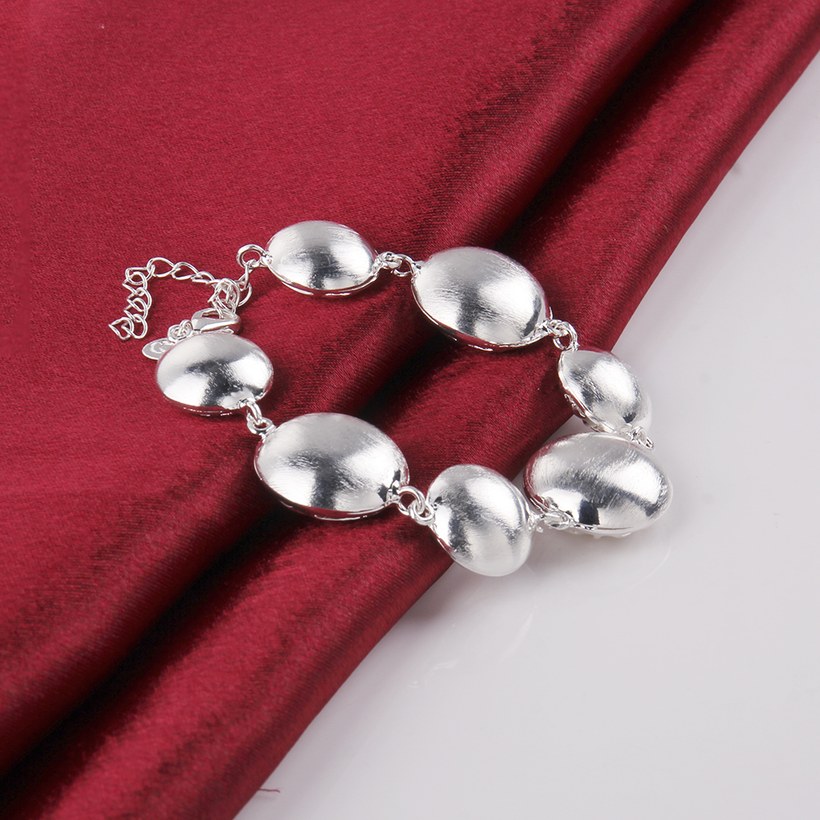 Wholesale Romantic Silver Round Bracelet TGSPB159 2