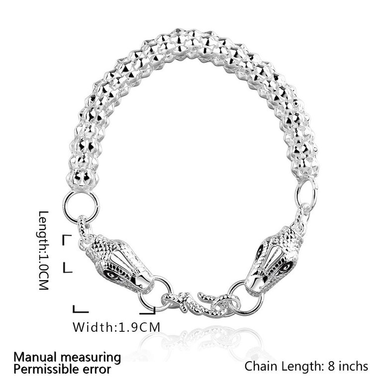 Wholesale Trendy Silver Animal Bracelet TGSPB160 0