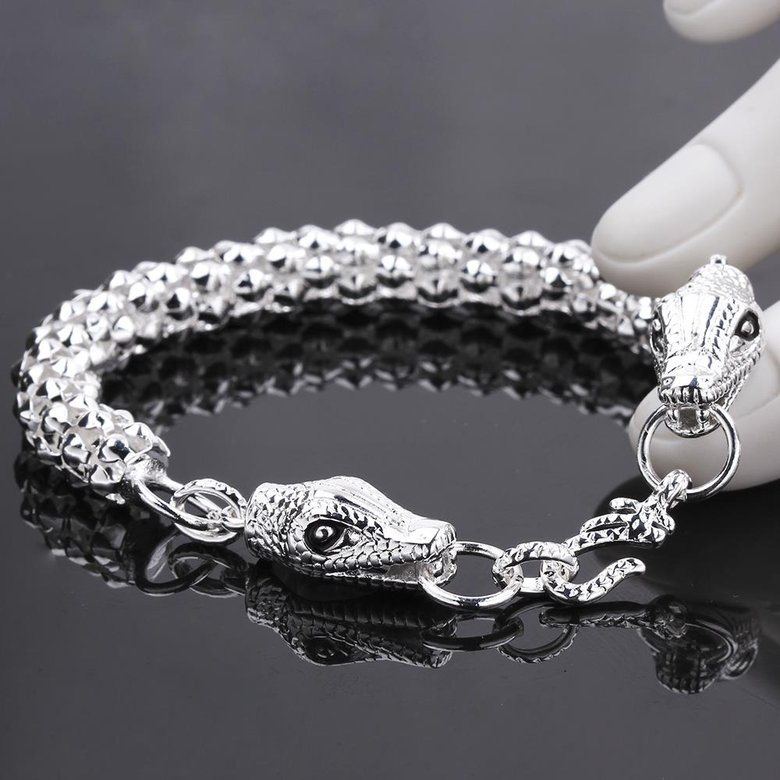 Wholesale Trendy Silver Animal Bracelet TGSPB160 3