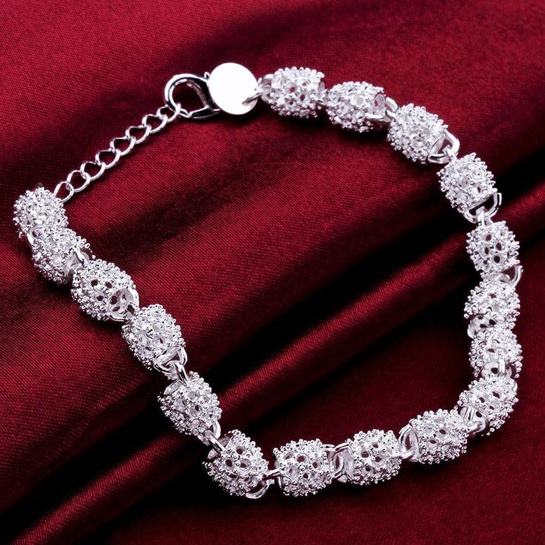 Wholesale Trendy Silver Lock Bracelet TGSPB007 1