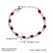 Wholesale Romantic Silver Round CZ Bracelet TGSPB009 0 small