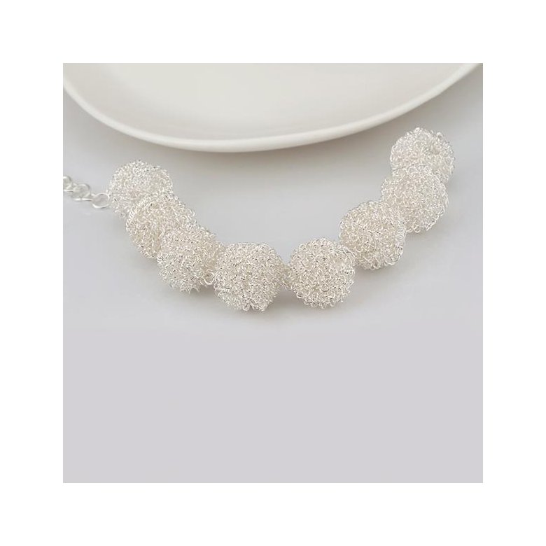 Wholesale Trendy Silver Ball Bracelet TGSPB170 0