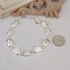 Wholesale Classic Silver Geometric CZ Bracelet TGSPB193 4 small