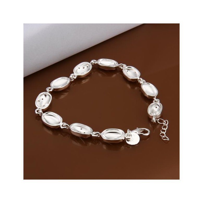 Wholesale Classic Silver Animal CZ Bracelet TGSPB195 2