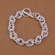 Wholesale Romantic Silver Plant Bracelet TGSPB213 3 small