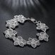 Wholesale Trendy Silver Plant Bracelet TGSPB217 4 small