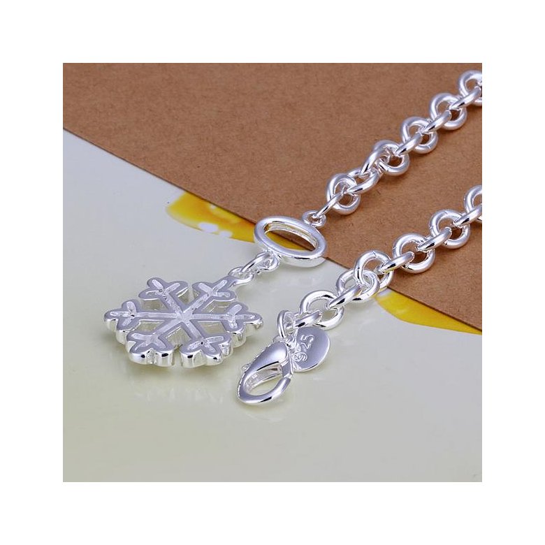 Wholesale Trendy Silver Plant CZ Bracelet TGSPB228 1