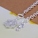 Wholesale Trendy Silver Plant CZ Bracelet TGSPB228 1 small