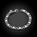 Wholesale Classic Silver Heart Bracelet TGSPB234 2 small