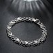 Wholesale Classic Silver Heart Bracelet TGSPB234 3 small