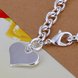 Wholesale Classic Silver Heart Bracelet TGSPB252 1 small