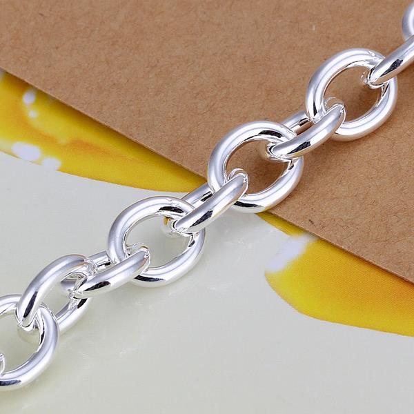 Wholesale Romantic Silver Heart Bracelet TGSPB264 0
