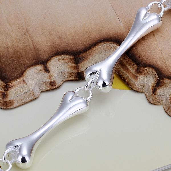 Wholesale Romantic Silver Figure Bracelet TGSPB266 1