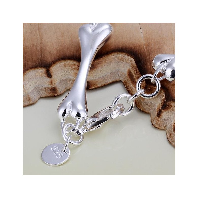 Wholesale Romantic Silver Figure Bracelet TGSPB266 2