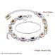 Wholesale Romantic Silver Geometric Bracelet TGSPB272 1 small