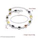 Wholesale Romantic Water drop clasp chain Silver Bracelet TGSPB012 1 small