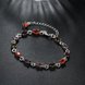 Wholesale Classic Colorful Stones clasp chain Silver Bracelet TGSPB013 0 small