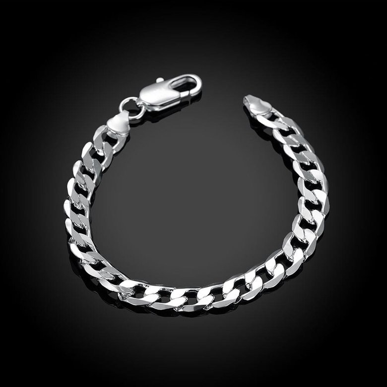 Wholesale Romantic Silver Round Bracelet TGSPB282 2