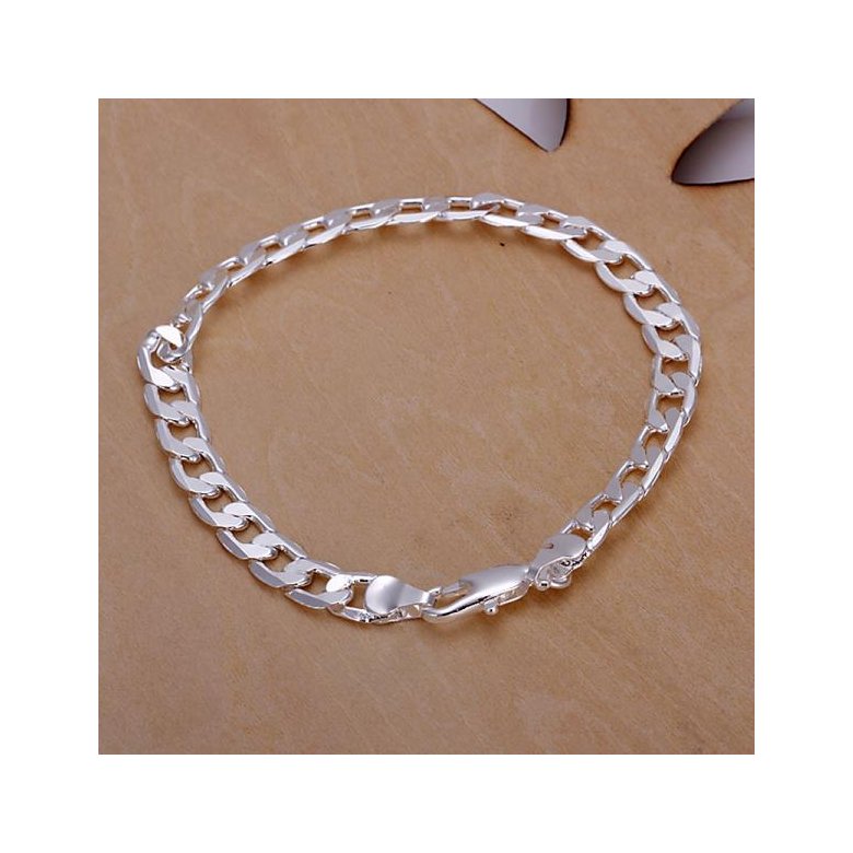 Wholesale Romantic Silver Round Bracelet TGSPB284 0