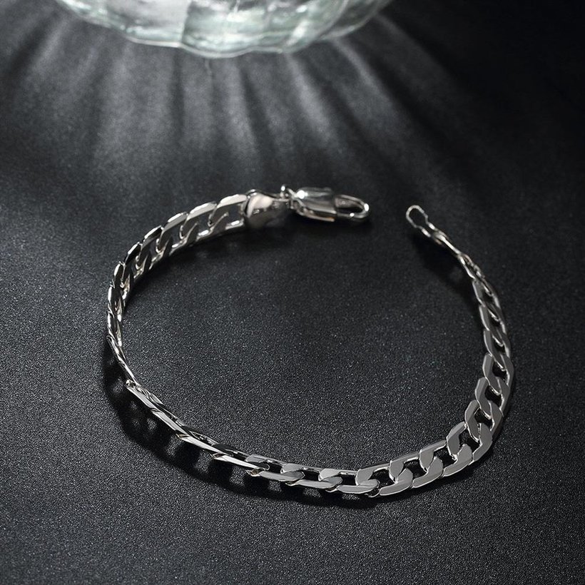 Wholesale Romantic Silver Round Bracelet TGSPB284 2