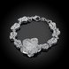 Wholesale Romantic Silver Plant Bracelet TGSPB286 2 small