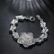 Wholesale Romantic Silver Plant Bracelet TGSPB286 4 small