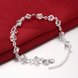 Wholesale Classic Silver Geometric Bracelet TGSPB292 3 small