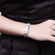 Wholesale Trendy Silver Round Bracelet TGSPB298 4 small