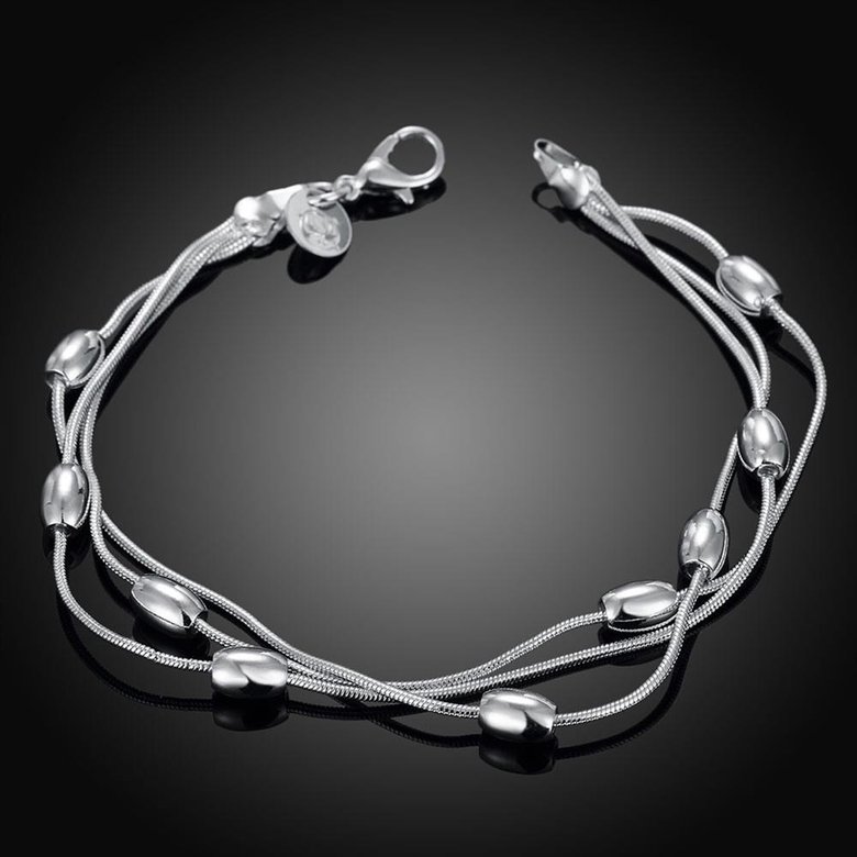 Wholesale Trendy Silver Ball Bracelet TGSPB300 0