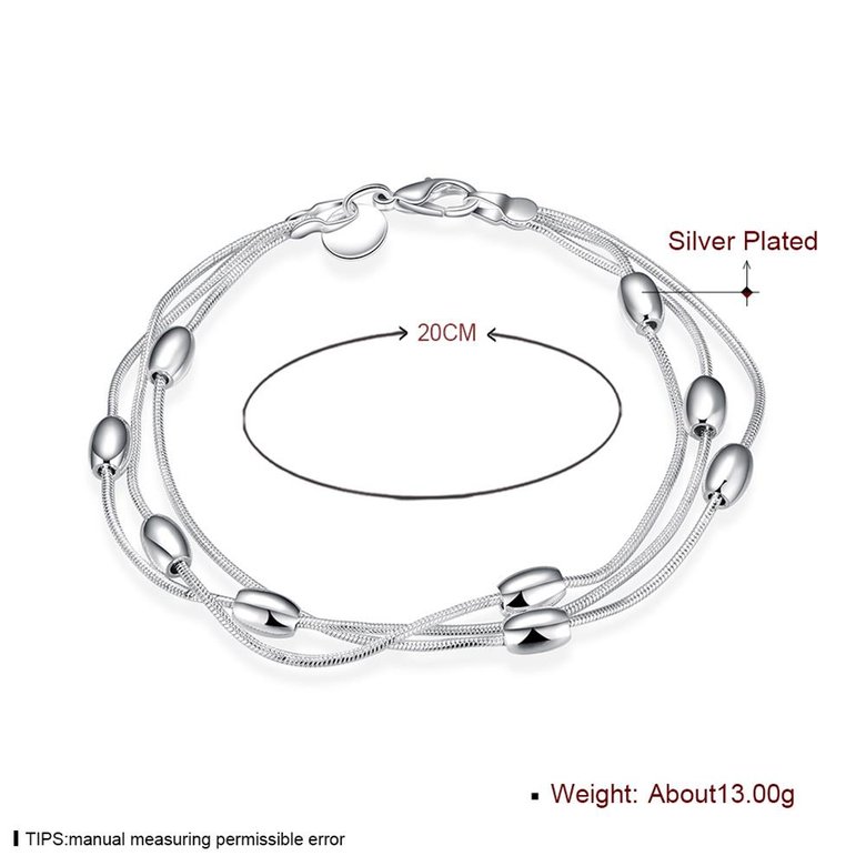 Wholesale Trendy Silver Ball Bracelet TGSPB300 1