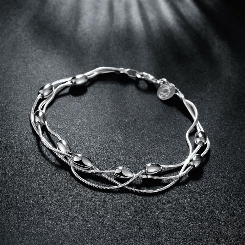 Wholesale Trendy Silver Ball Bracelet TGSPB300 2