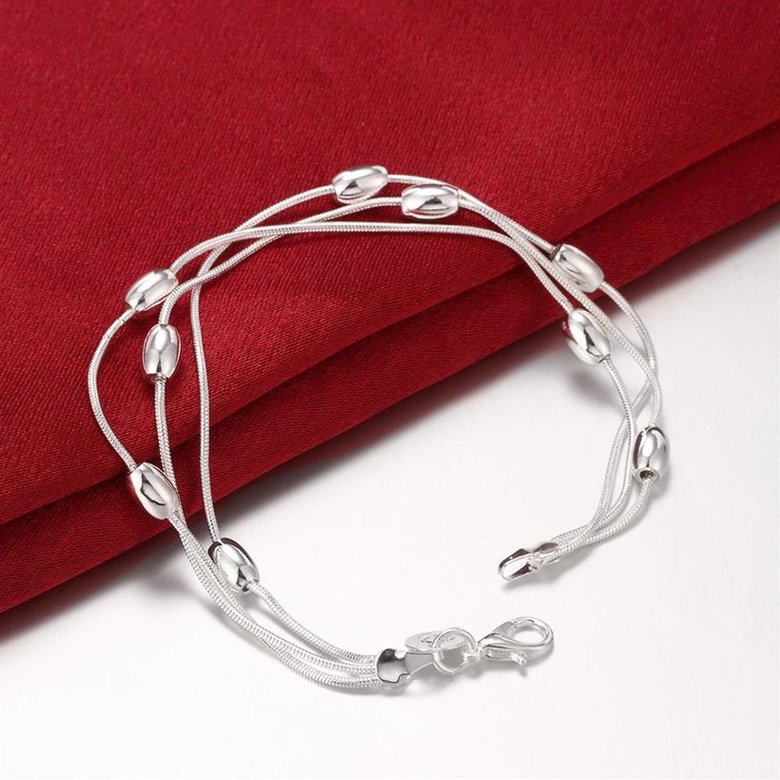 Wholesale Trendy Silver Ball Bracelet TGSPB300 3