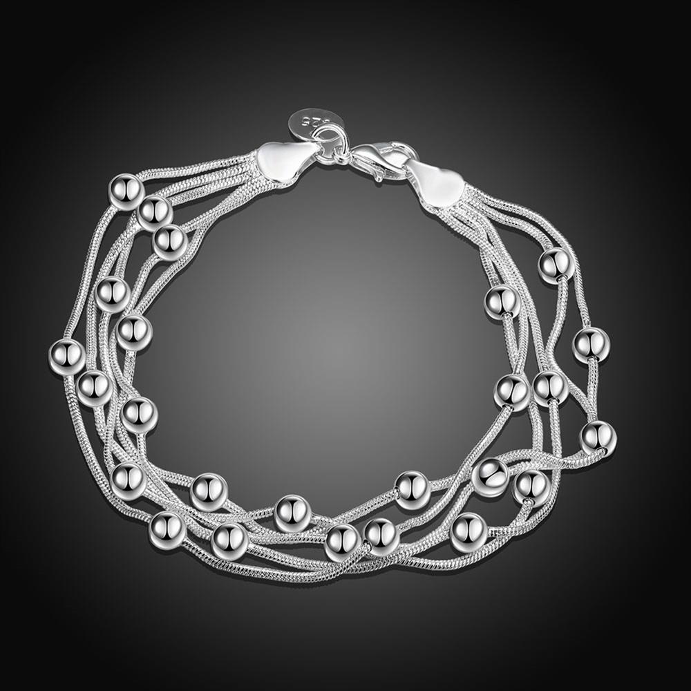 Wholesale Romantic Silver Ball Bracelet TGSPB304 2
